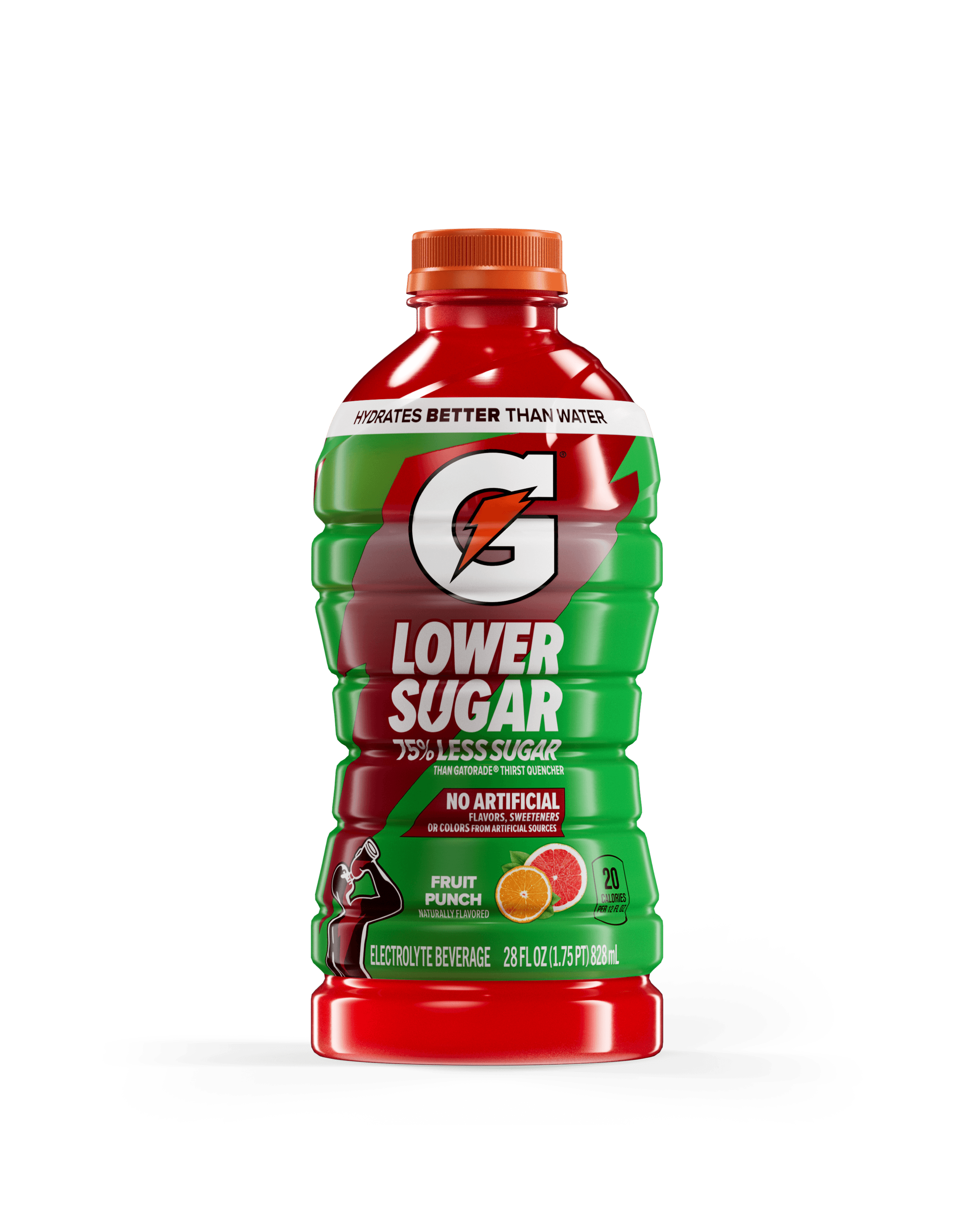 GATORADE LOWER SUGAR FRUIT PUNCH 28OZ