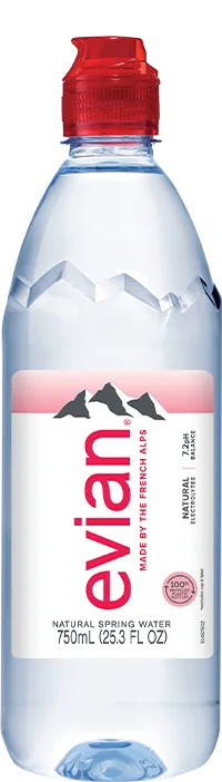 evian water 750ml
