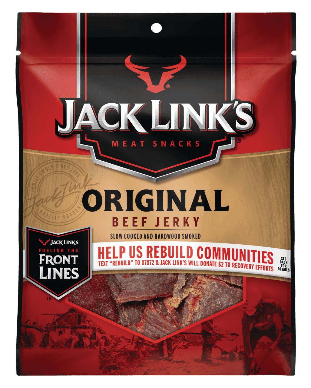 JLINK'S BEEF JERKY ORGNL 3.25OZ