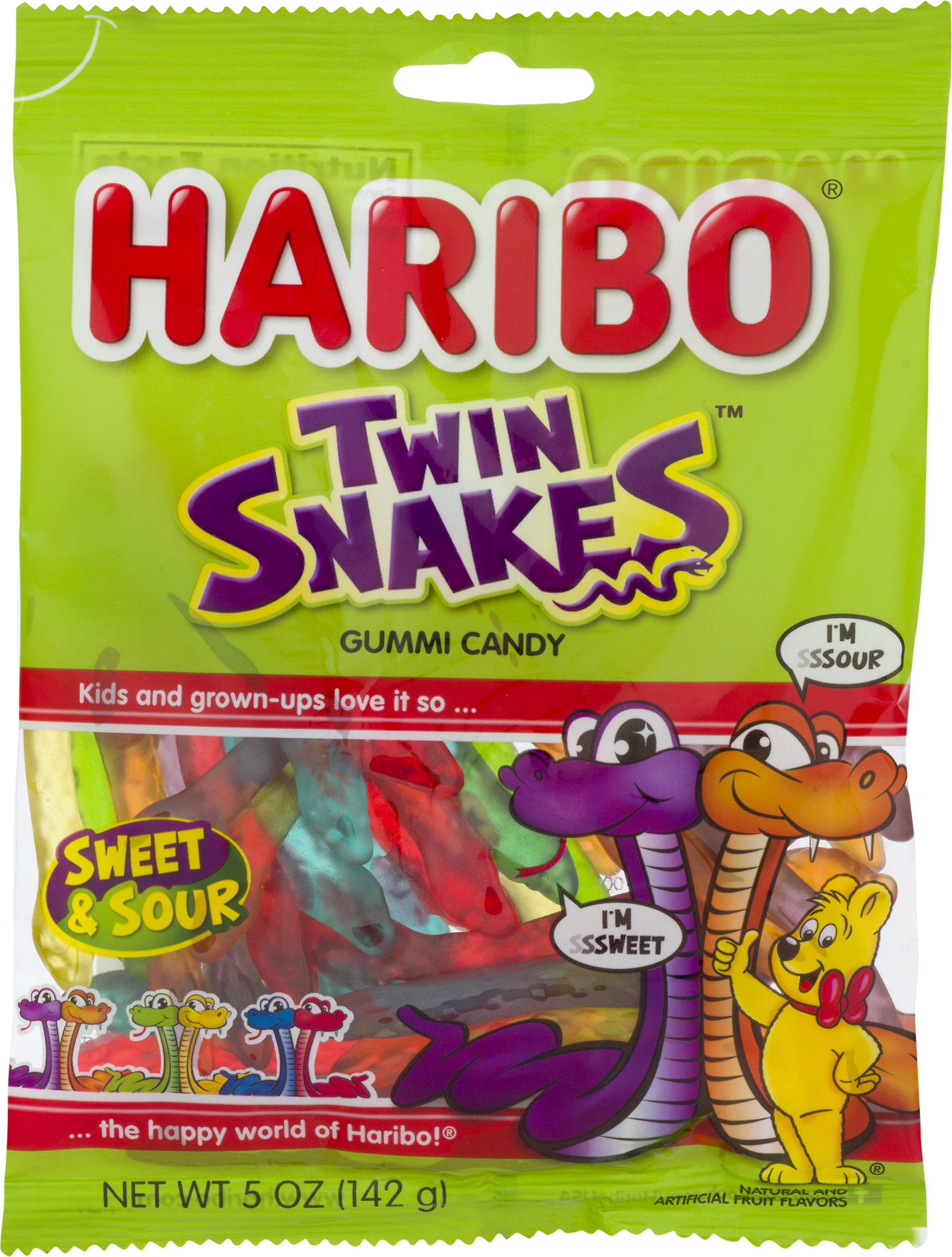 HARIBO TWIN SNAKES GUMMIES 5 OZ