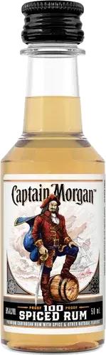 CAPTAIN MORGAN SPICED RUM 100PROOF 50ML