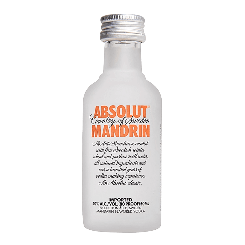 ABSOLUT MANDRIN VODKA 50ML