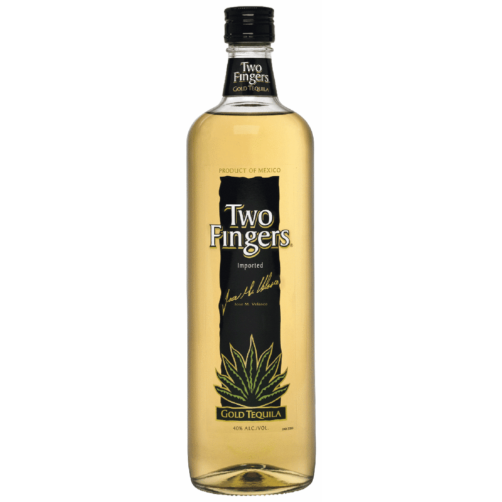 TWO FINGERS GOLD TEQUILA 750ML