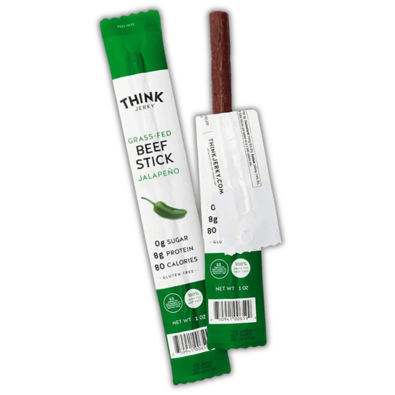 THINK JERKY BEEF STICK JALAPENO 1OZ