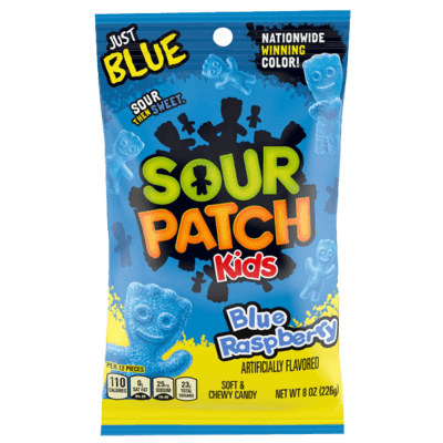 SOUR PATCH KIDS BLUE RASPBERRY 8 OZ
