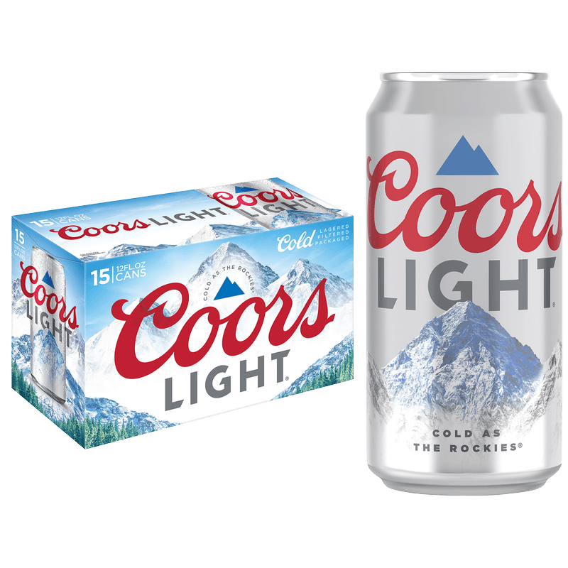 coors light 12oz 15pk