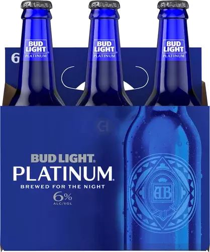 Bud light platinum 6pk bottles