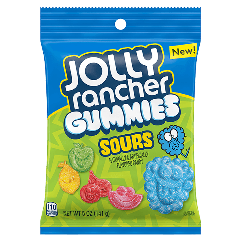 JOLLY RANCHER SOUR GUMMIES 6.5 OZ