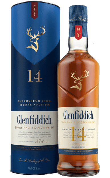 GLENFIDDICH 14YR 750ML