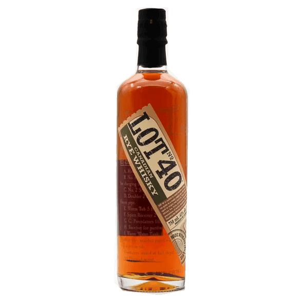 LOT NO. 40 RYE WHISKY 750ML