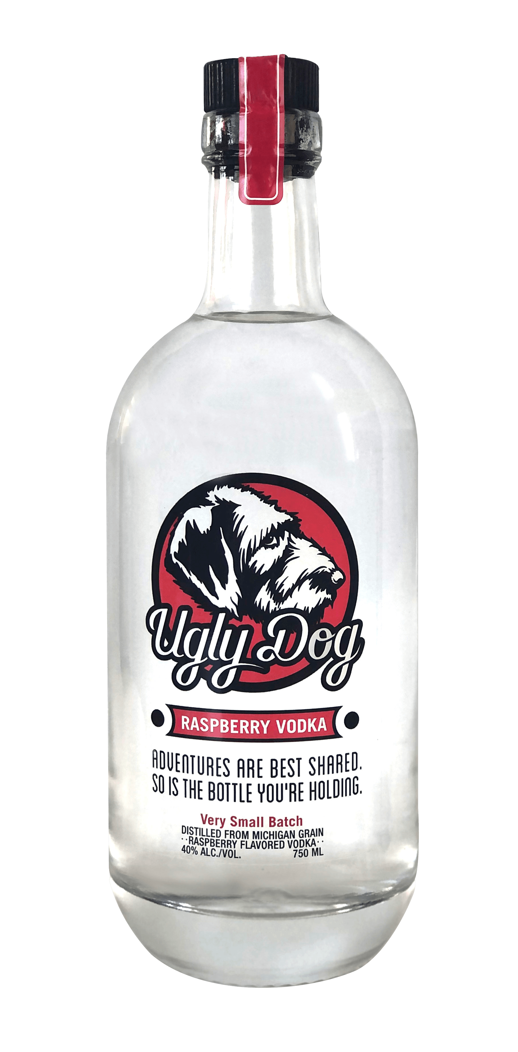 UGLY DOG RASPBERRY VODKA 750ML