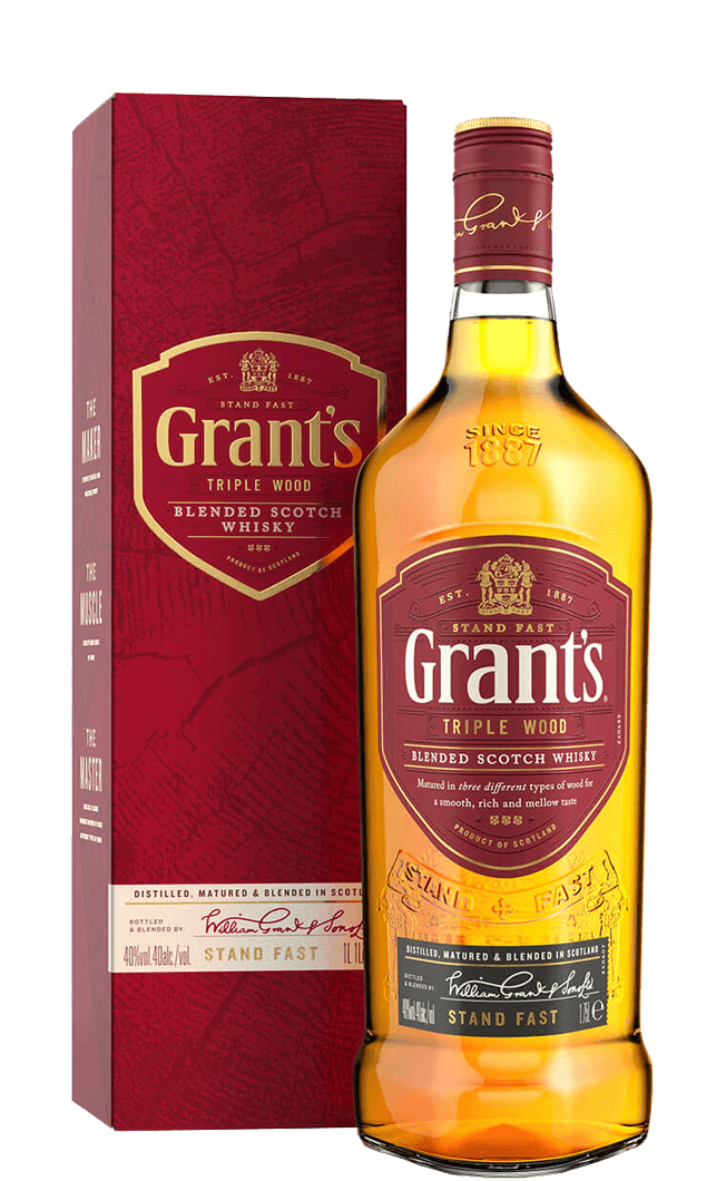 GRANT'S TRIPLE WOOD BLENDED SCOTCH 750ML