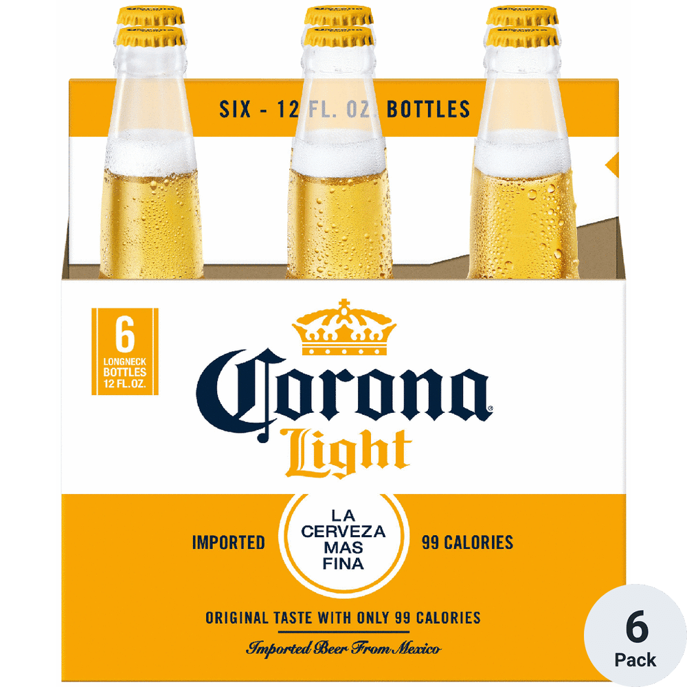 CORONA LIGHT LIGHT 6 PK BOTTLES