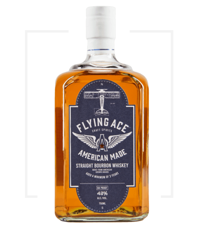 FLYING ACE AMERICAN MADE BOURBON WHISKEY 750ML
