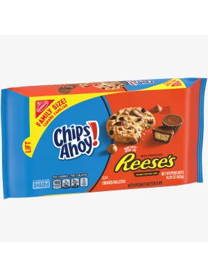 CHIPS AHOY & REESE'S CRUNCHY 14.25 OZ