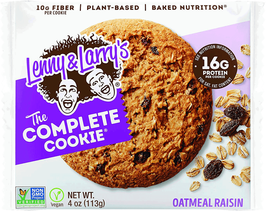 Lenny & Larry's Oatmeal Raisin Protein Cookie 16G Protein 10G Fiber