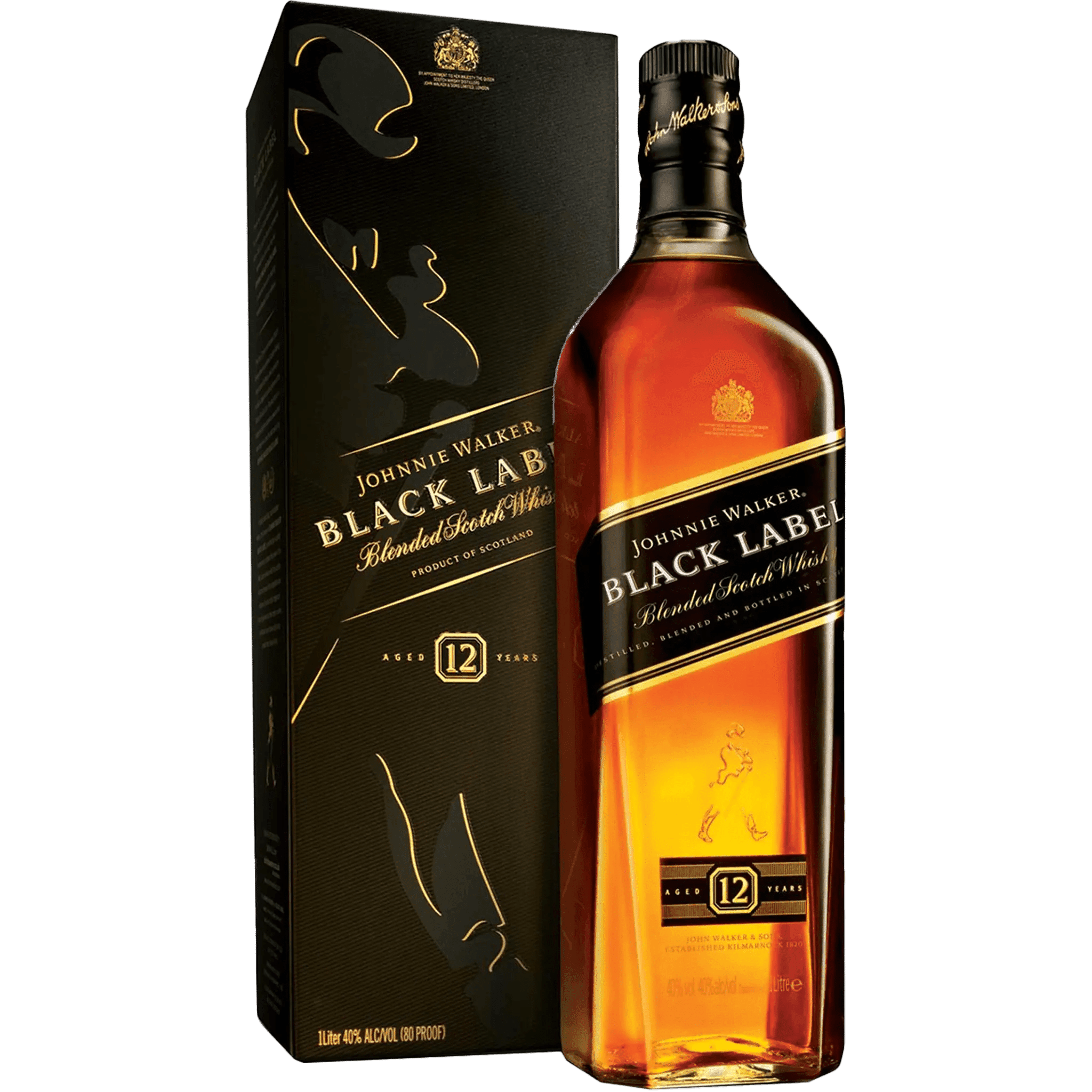 JOHNNIE WALKER BLACK LABEL 750 ML