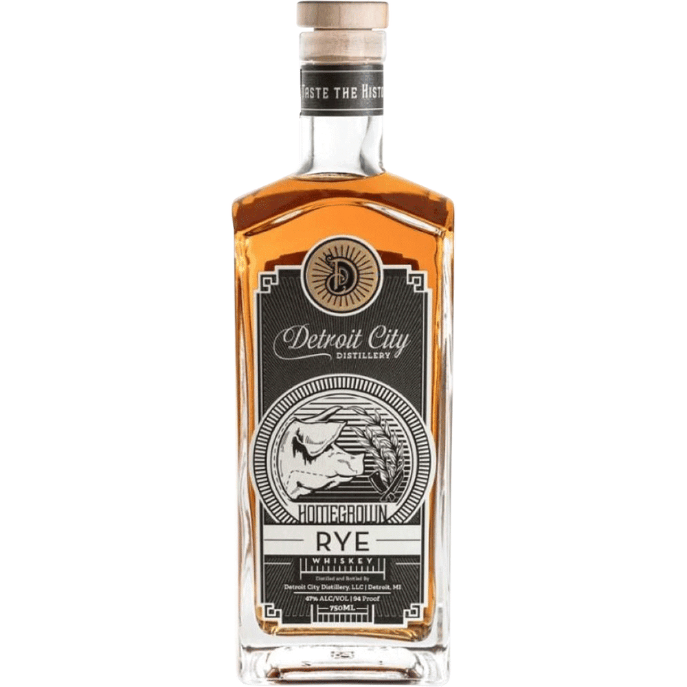 DETROIT CITY RYE WHISKEY 750ML