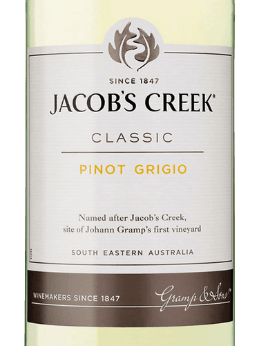 Jacobs Creek pinot Grigio