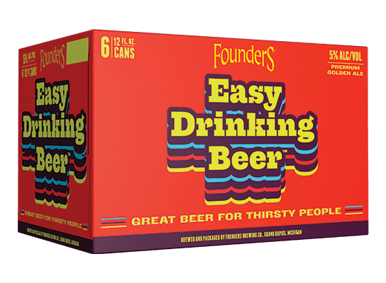 FOUNDERS EASY DRINKING BEER 6PK