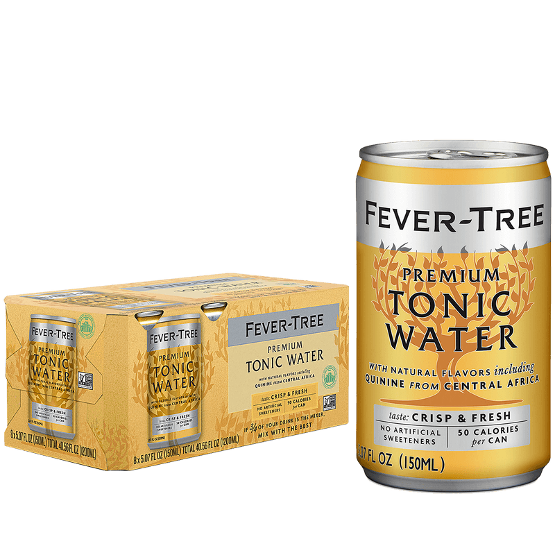 FEVER-TREE TONIC WATER 5.07OZ 8PK CANS