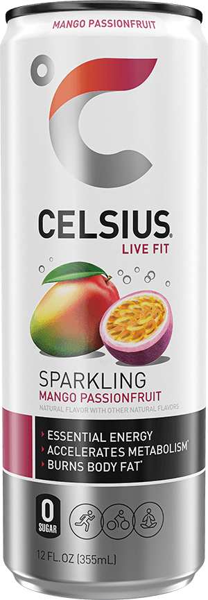 CELSIUS MANGO PASSIONFRUIT 12OZ